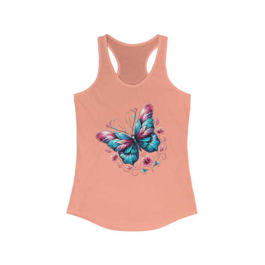 Butterflies  Women's Ideal Racerback Tank