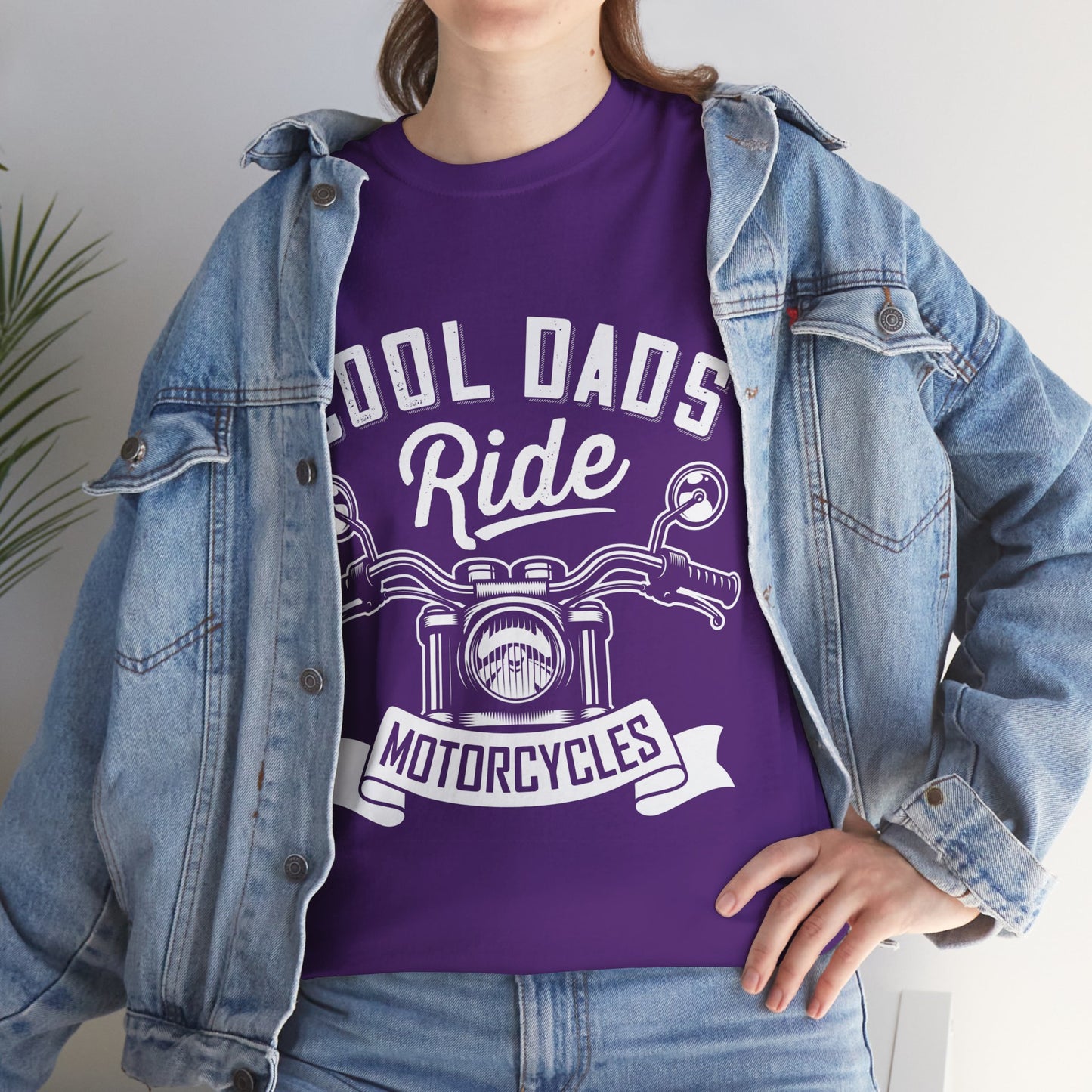 Cool Dads Ride - Unisex Heavy Cotton Tee