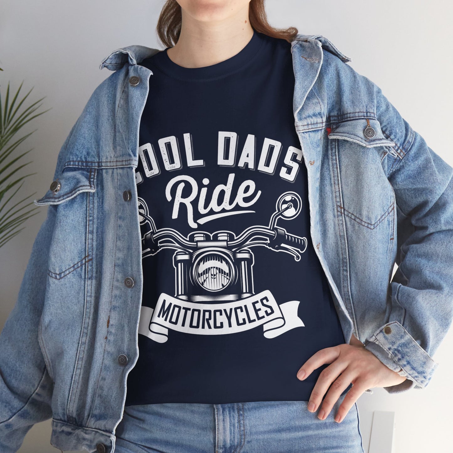 Cool Dads Ride - Unisex Heavy Cotton Tee