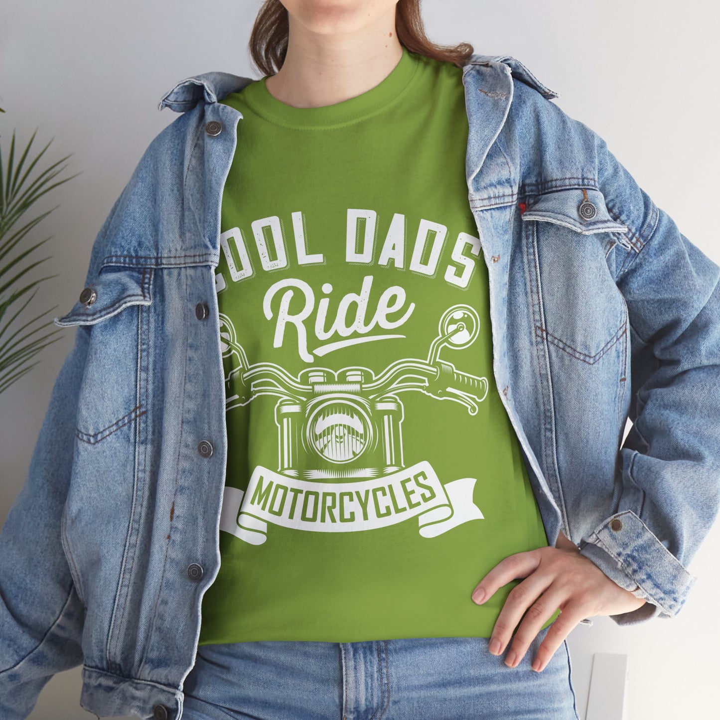 Cool Dads Ride - Unisex Heavy Cotton Tee